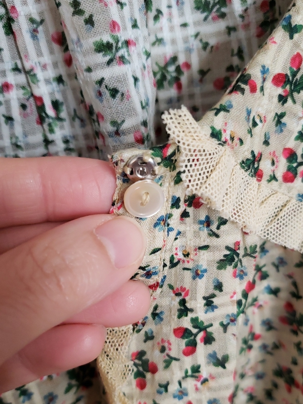 NWT Christy Dawn Amaranta Blouse In "Acorn Meadow", Size XL - Picture 7 of 14